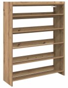 vidaXL Botník dub artisan 80x25x100 cm kompozitní dřevo