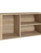 vidaXL Botník dub sonoma 100x35x45 cm kompozitní dřevo