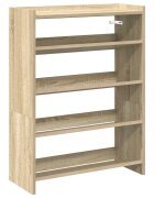 vidaXL Botník dub sonoma 60x25x81 cm kompozitní dřevo