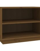 vidaXL Botník medově hnědý 60 x 34 x 45 cm masivní borové dřevo