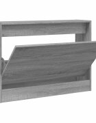 vidaXL Botník šedý sonoma 80 x 21 x 57 cm kompozitní dřevo