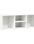 vidaXL Botníková lavice bílá 102 x 35 x 35 cm kompozitní dřevo
