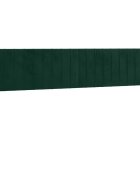 vidaXL Čela postele tmavě zelená 180x5x78/88 cm samet