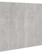 vidaXL Čelo postele betonově šedé 120 x 15 x 80 cm kompozitní dřevo