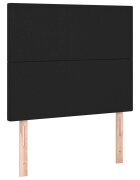 vidaXL Čelo postele černé 100x5x118/128 cm umělá kůže