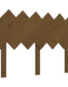 vidaXL Čelo postele medově hnědé 1225 x 3 x 805 cm masivní borovice