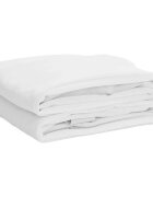 vidaXL Chránič matrace bílý 90 x 220 cm nepropustný