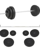 vidaXL Činková sada 30 kg