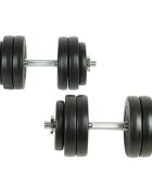 vidaXL Činky set 30 kg