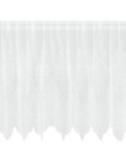 vidaXL Čipkový Závěs Bílá 100 x 200 cm Polyester