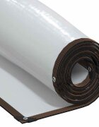 vidaXL Čirá plachta s oky 1x5 m polyethylen