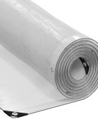 vidaXL Čirá plachta s oky 4x4 m polyethylen