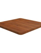vidaXL Čtvercová stolní deska tmavě hnědá 50x50x25 cm ošetřený dub