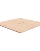 vidaXL Čtvercová stolní deska80x80x15 cm masivní dub bez úprav