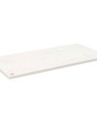 vidaXL Deska psacího stolu bílá 100 x 50 x 25 cm masivní borové dřevo