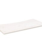 vidaXL Deska psacího stolu bílá 100 x 50 x 25 cm masivní borové dřevo