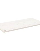 vidaXL Deska psacího stolu bílá 110 x 60 x 25 cm masivní borové dřevo