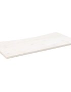 vidaXL Deska psacího stolu bílá 110 x 60 x 25 cm masivní borové dřevo