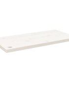 vidaXL Deska psacího stolu bílá 80 x 40 x 25 cm masivní borové dřevo