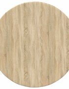 vidaXL Deska stolu Ø 50 x 15 cm Kulatý Kompozitní dřevo Dub sonoma