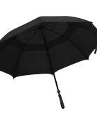 vidaXL Deštník černý 130 cm