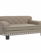 vidaXL Dětská pohovka cappuccino 70 x 45 x 30 cm umělá kůže