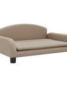 vidaXL Dětská pohovka cappuccino 70 x 45 x 30 cm umělá kůže