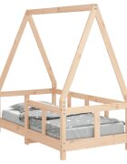 vidaXL Dětská postel 70 x 140 cm masivní borové dřevo