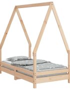 vidaXL Dětská postel 70 x 140 cm masivní borové dřevo