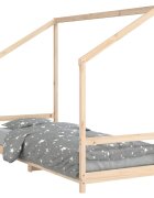 vidaXL Dětská postel 80 x 200 cm masivní borové dřevo