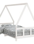 vidaXL Dětská postel bílá 90 x 190 cm masivní borové dřevo