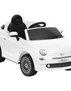 vidaXL Dětské elektrické auto Fiat 500 bílé