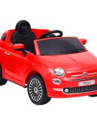 vidaXL Dětské elektrické auto Fiat 500 červené