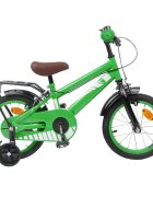 vidaXL Dětské Kolo 16 palců pro 4-6 let Zelená