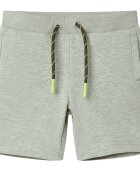 vidaXL Dětské kraťasy se šňůrkou světle khaki melanž 140