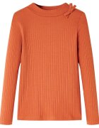 vidaXL Dětské tričko s dlouhým rukávem oranžové 92