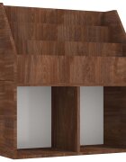 vidaXL Dětský regál na časopisy hnědý dub 71 x 30 x 785 cm kompozit