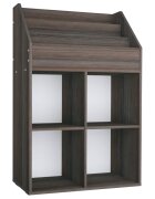 vidaXL Dětský regál na časopisy šedý dub sonoma 71x30x114 cm kompozit
