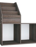 vidaXL Dětský regál na časopisy šedý dub sonoma 71x30x785 cm kompozit