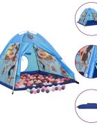 vidaXL Dětský stan na hraní s 250 míčky modrý 120 x 120 x 90 cm