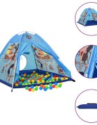 vidaXL Dětský stan na hraní s 250 míčky modrý 120 x 120 x 90 cm