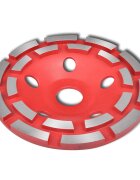 vidaXL Diamantový brusný kotouč - dvouřadý - 125 mm