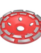 vidaXL Diamantový brusný kotouč - dvouřadý - 180 mm