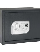 vidaXL Digitální trezor se zámkem Tmavě šedá 35 x 25 x 25 cm Ocel