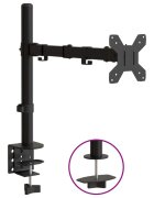 vidaXL Držák na monitor černý ocel VESA 75/100 mm