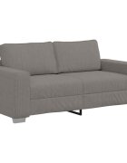 vidaXL Dvousedák světle šedý 180 x 77 x 82 cm manšestrová látka