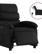 vidaXL Elektrické polohovací křeslo černé umělá kůže