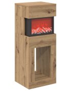 vidaXL Elektrický krb Dub artisan 35 x 30 x 86 cm Kompozitní dřevo