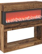 vidaXL Elektrický krb Staré dřevo 102 x 30 x 94 cm Kompozitní dřevo