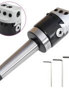 vidaXL F1-12 Vyvrtávací hlava 50 mm s trnem MT3-M12 pro frézování na soustruhu